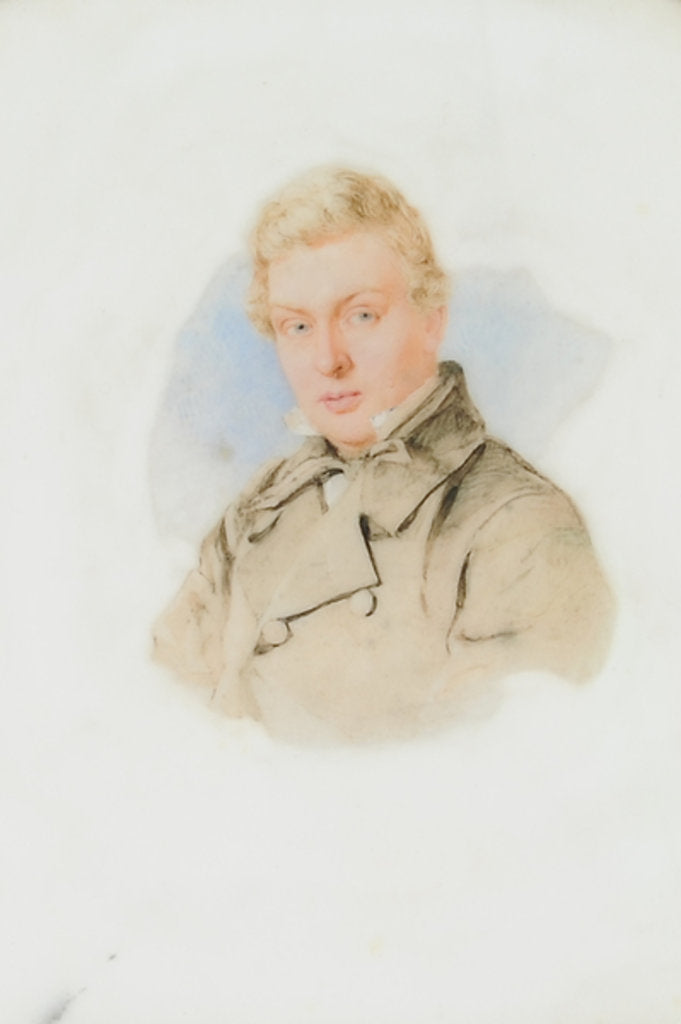 Detail of Portrait of William James Blacklock, c.1840 by Thomas Heathfield Carrick