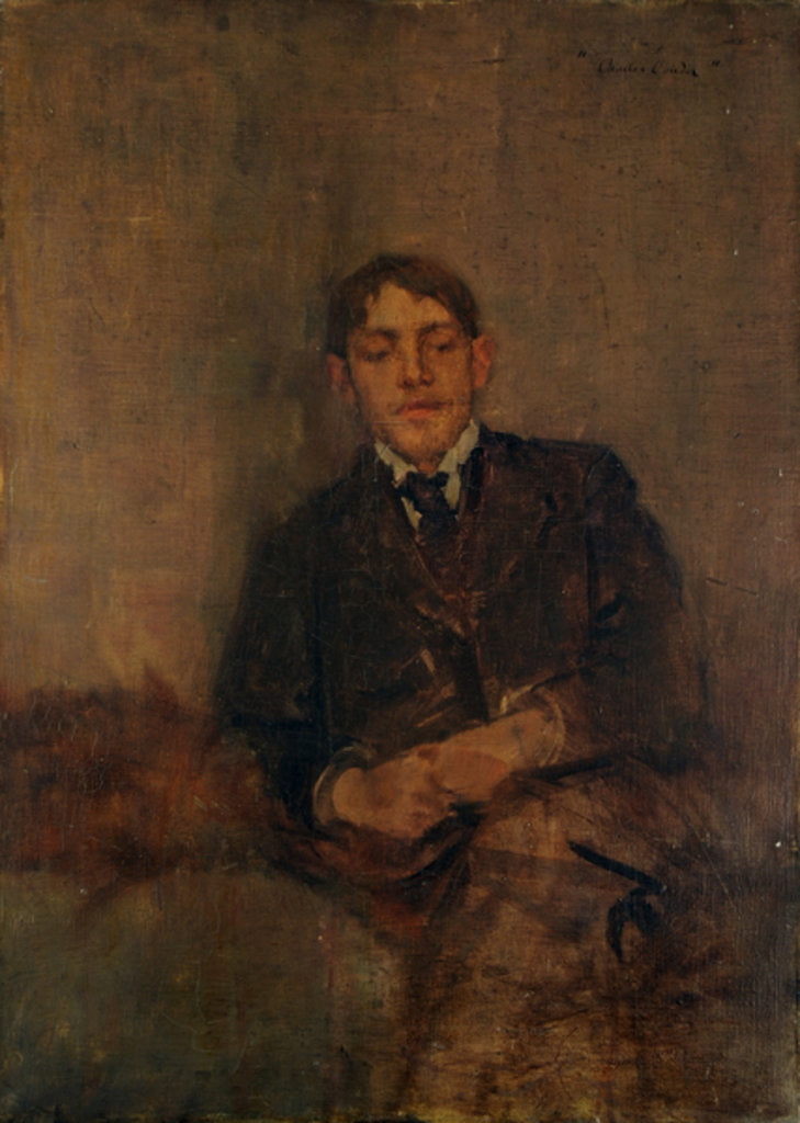 Detail of Self-Portrait, c.1895 by Charles Edward Conder