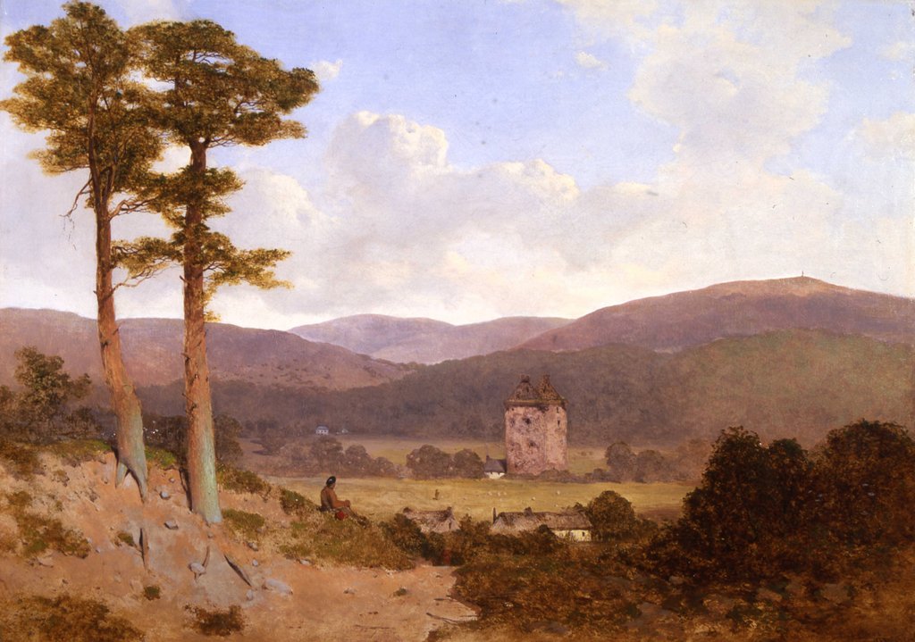 Detail of Gilnockie Tower, 1843 by William James Blacklock