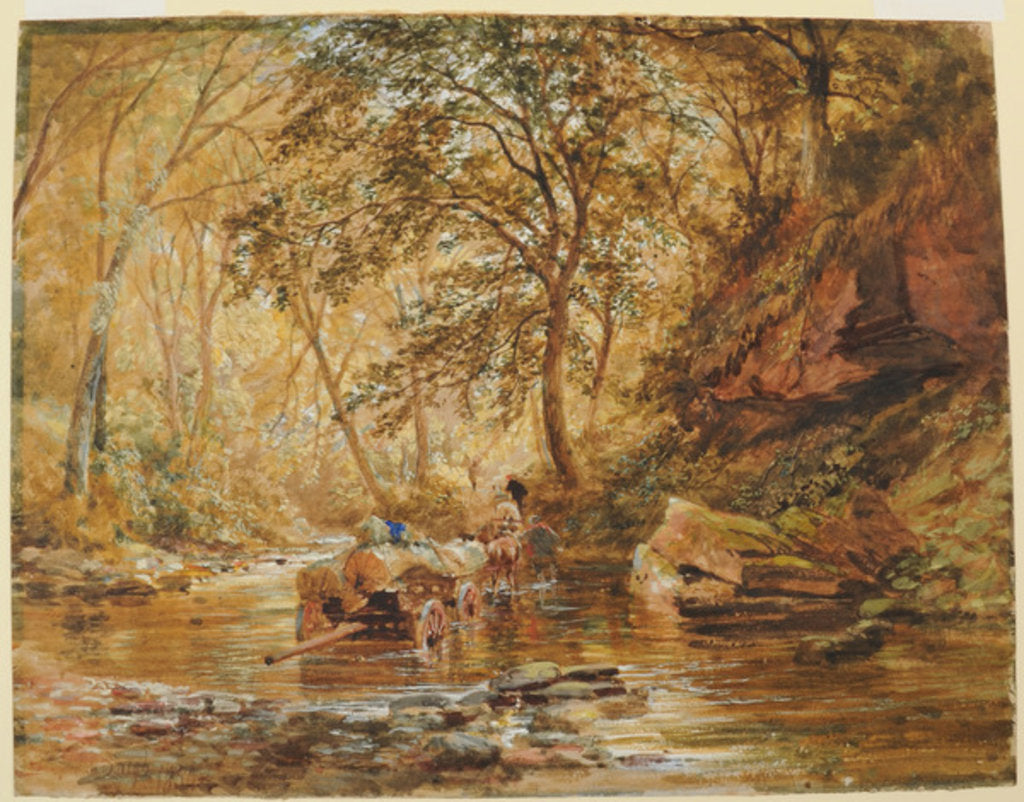 Detail of Cadzow Burn, 1856 by Samuel Bough