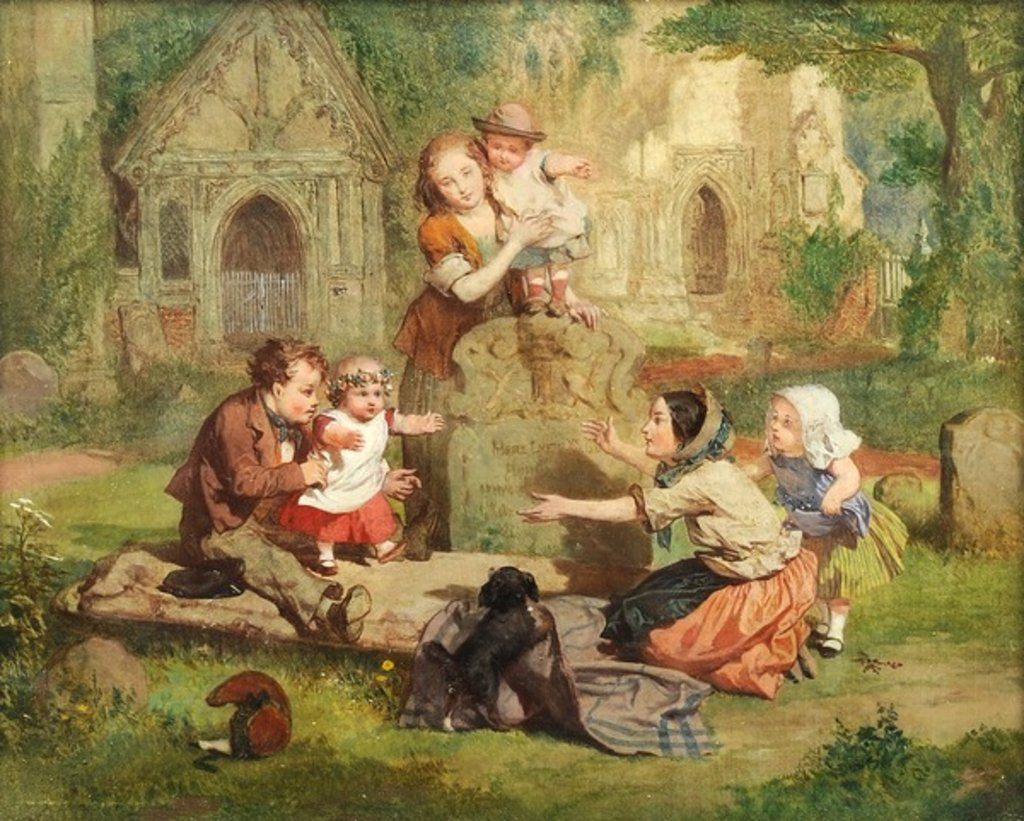 Detail of First Steps, 1829 by Daniel Maclise