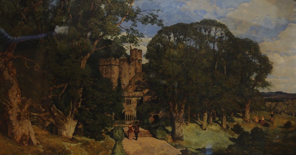 Detail of The Rookery, 1854 by William James Blacklock