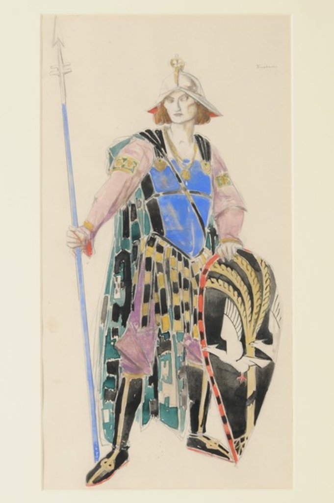 Detail of Costume Design for Tristan, 1920 by Charles Ricketts