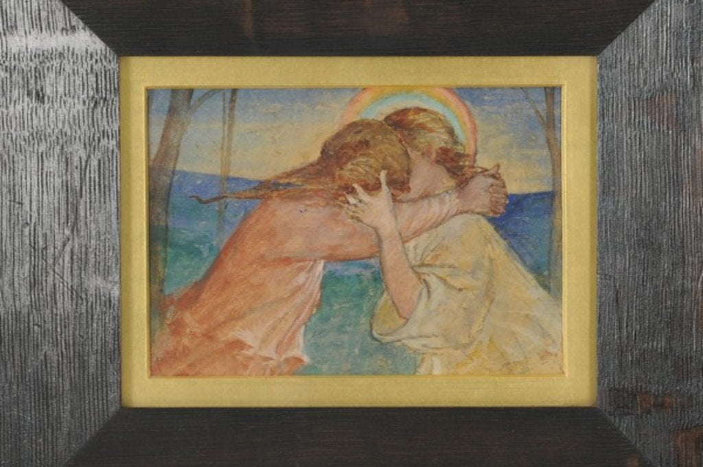 Detail of Meeting in Paradise, c.1906 by Phoebe Anna Traquair