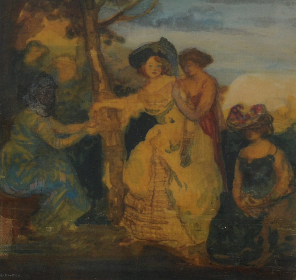 Detail of The Fortune Teller, 1890-1900 by Charles Edward Conder