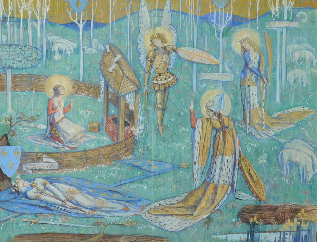 Detail of Saint Joan and Her Voices, c.1924 by Charles Ricketts