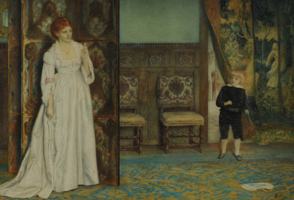 Detail of Hide and Seek, 1873 by John Scott