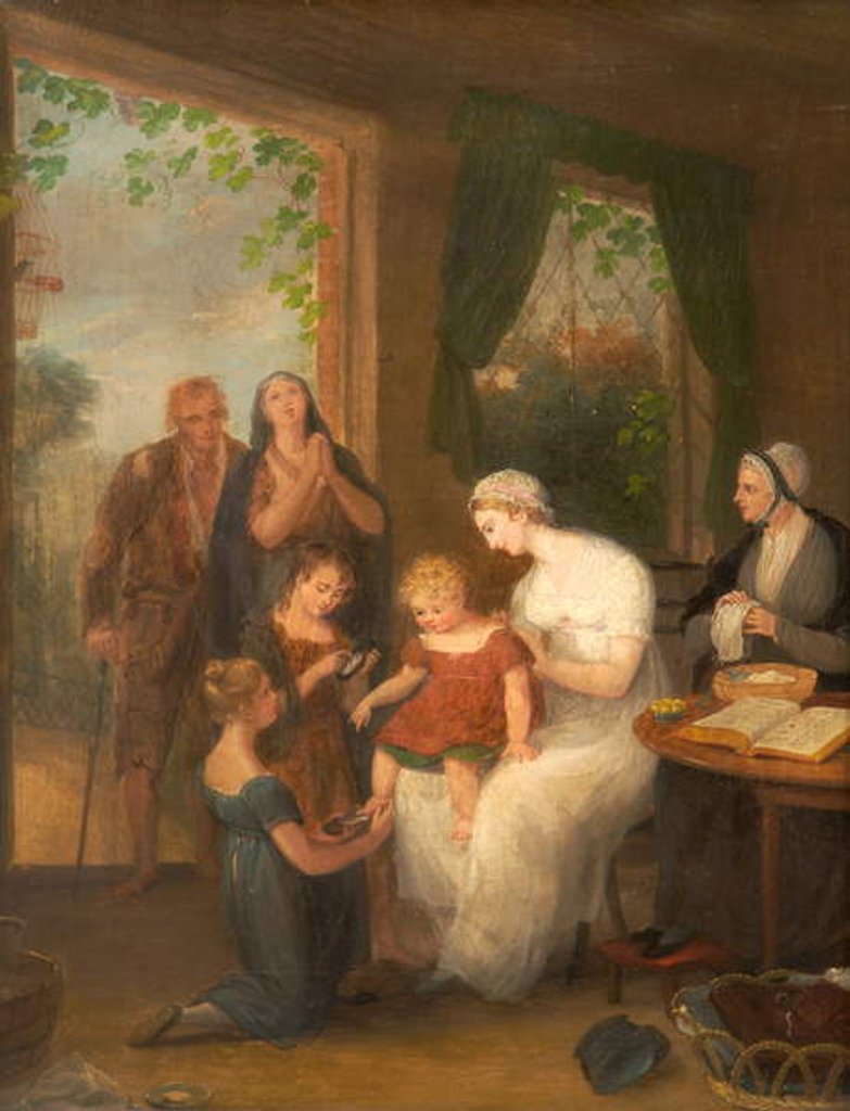 Detail of Charity, c.1780-1828 by William Redmore Bigg