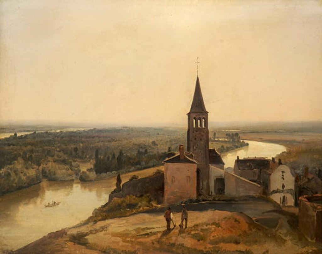 Detail of Near Rouen, 1817-28 by Richard Parkes Bonington