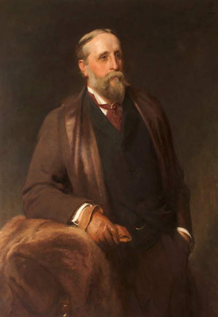 Detail of Portrait of J. F. Cheetham, c.1880-90 by Henry Tanworth Wells