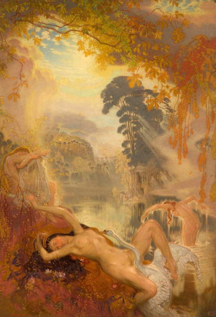 Detail of Leda and the Swan, 1928 by William Shackleton