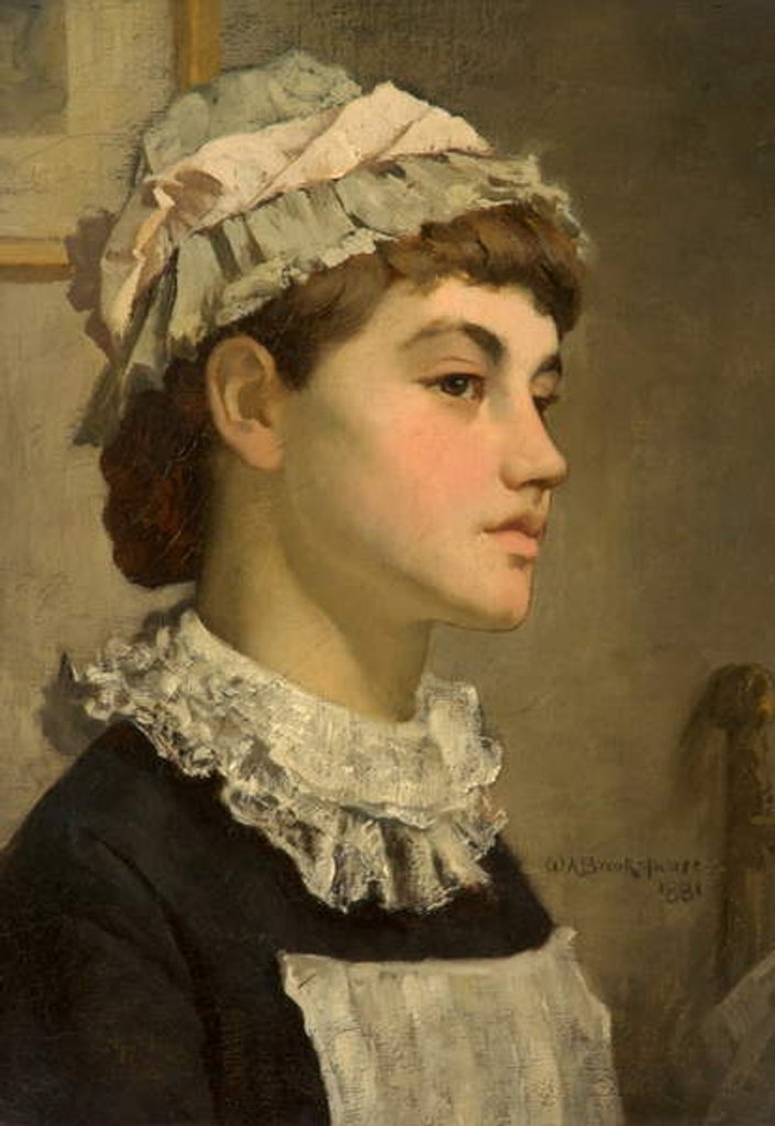 Detail of The Maid Servant, 1881 by William A. Breakspeare