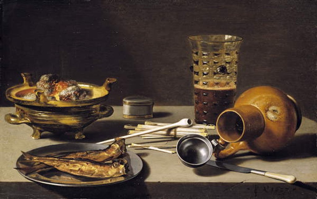 Detail of Still Life, 1627 by Pieter Claesz