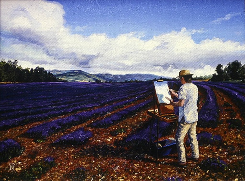 Detail of Painter, Vaucluse, Provence, 1998 by Trevor Neal