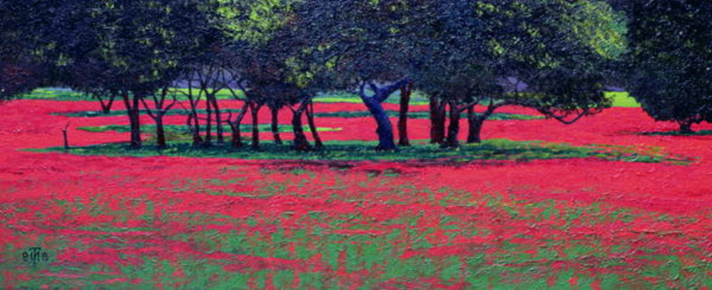 Detail of Red Shock, 1999 by Trevor Neal