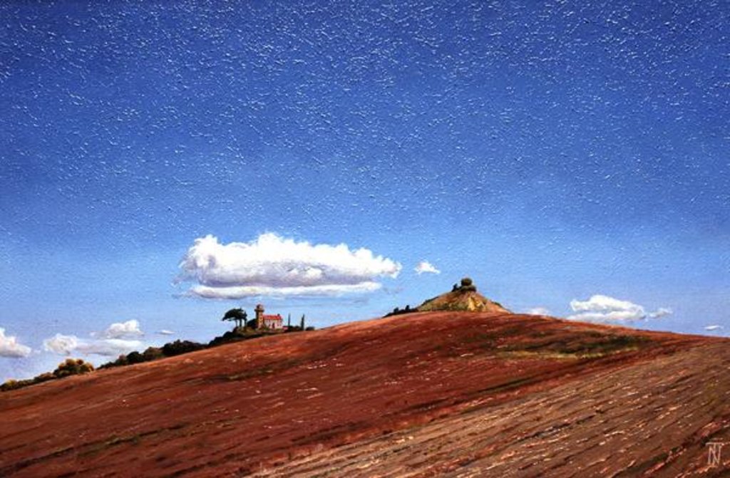 Detail of Big Sky, Hill Top, Todi, Umbria, 1998 by Trevor Neal