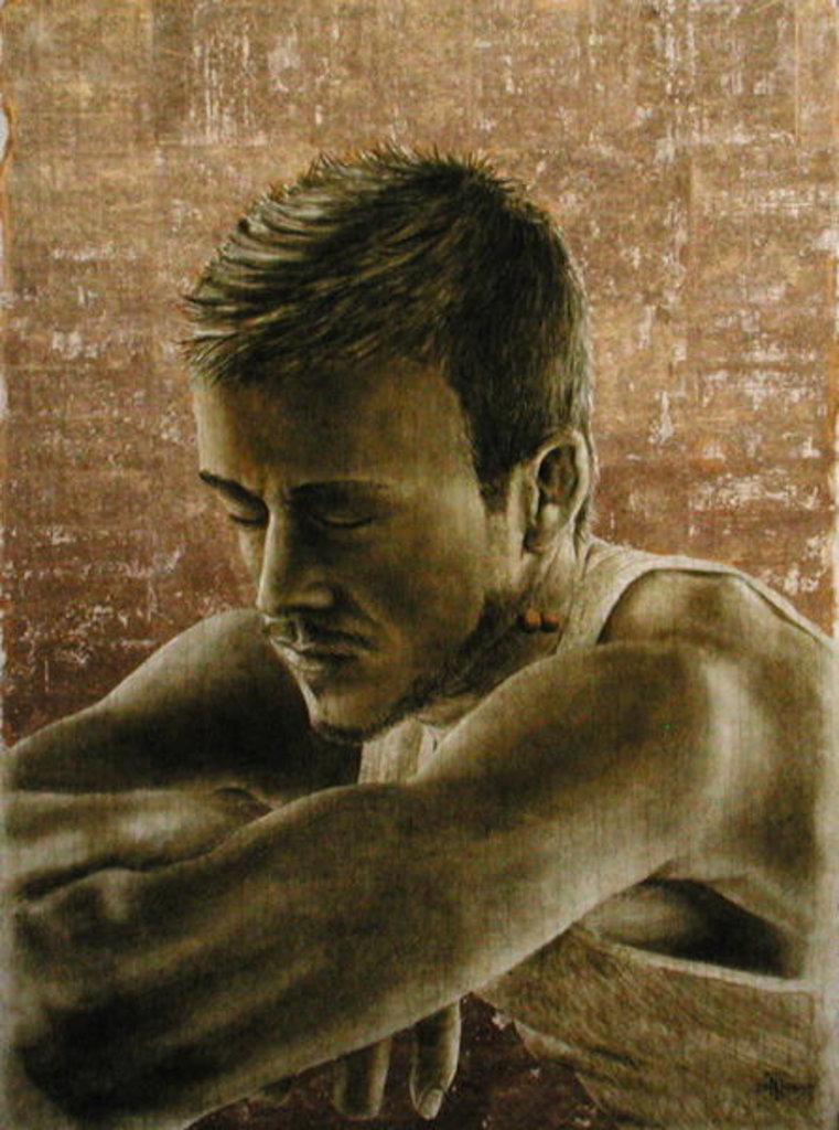 Detail of Beckham by Trevor Neal
