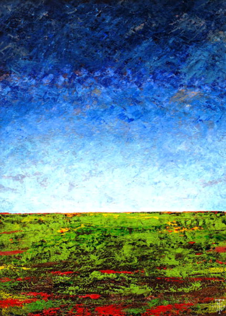 Detail of Horizon I, 2001 by Trevor Neal