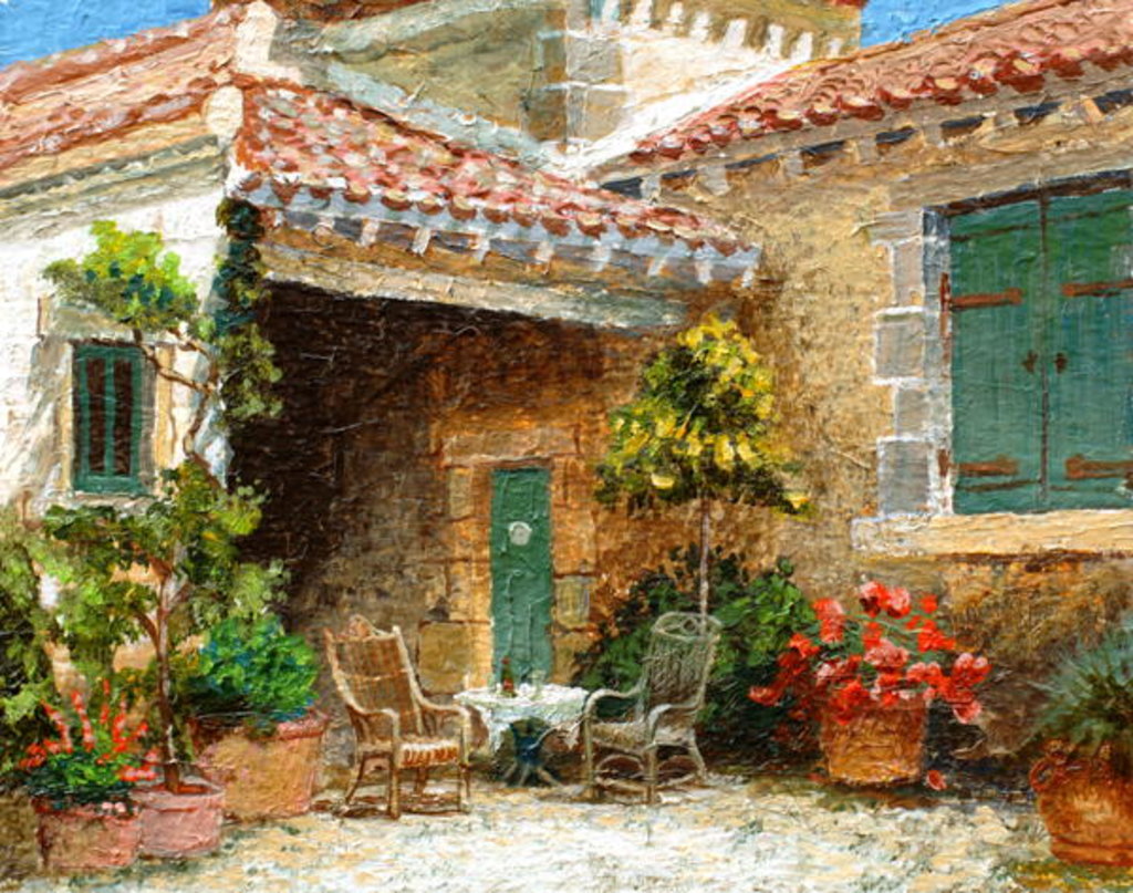 Detail of Provence Barn, 2006 by Trevor Neal