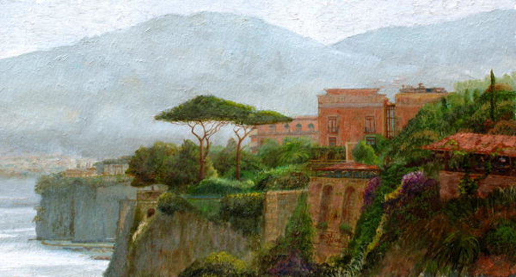 Detail of Sorrento Albergo, 2006 by Trevor Neal