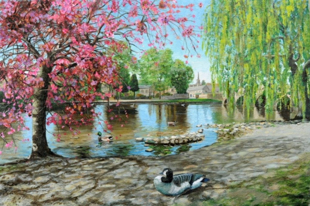 Detail of Bakewell Bridge, Derbyshire, 2009 by Trevor Neal