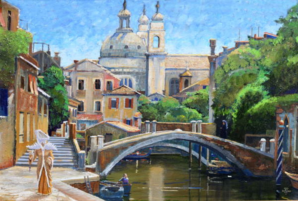 Detail of Venice Carnevale, 2000 by Trevor Neal