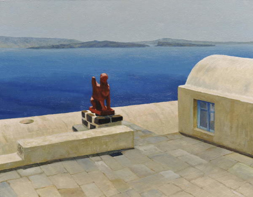 Detail of Santorini 6 by Trevor Neal