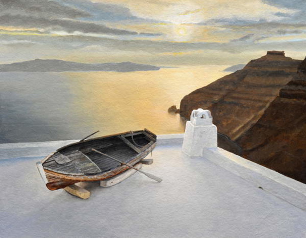 Detail of Santorini 7, 2010 by Trevor Neal
