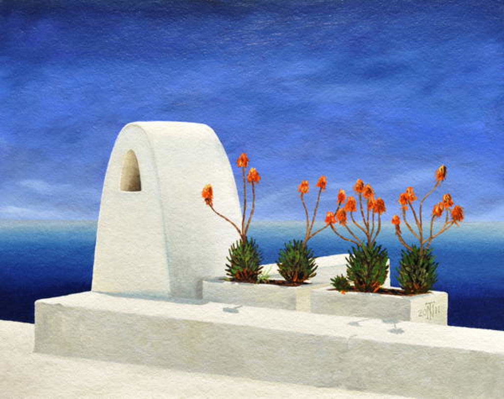 Detail of Santorini 11, 2010 by Trevor Neal