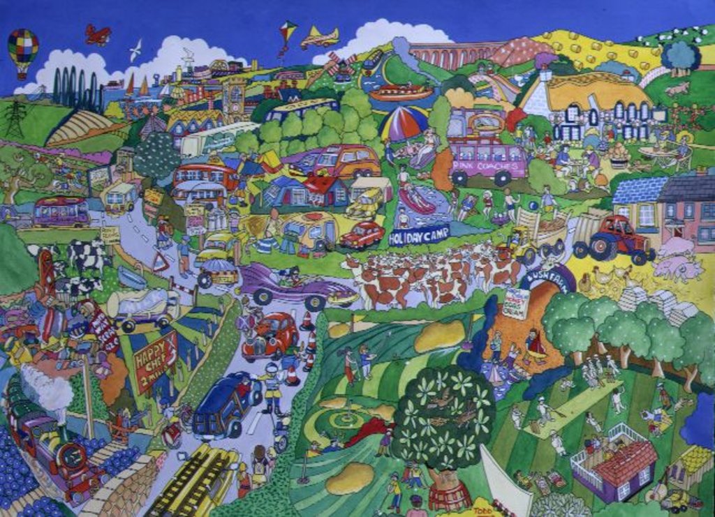 Detail of Bank Holiday, 1999 by Tony Todd