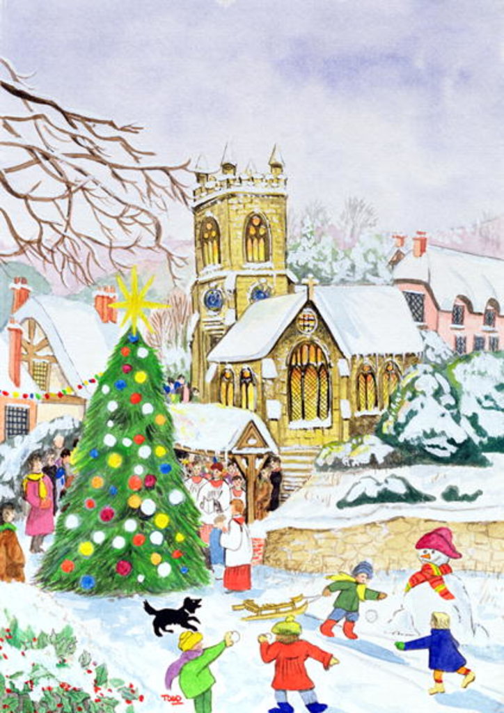 Detail of Village Festivities, 2005 by Tony Todd