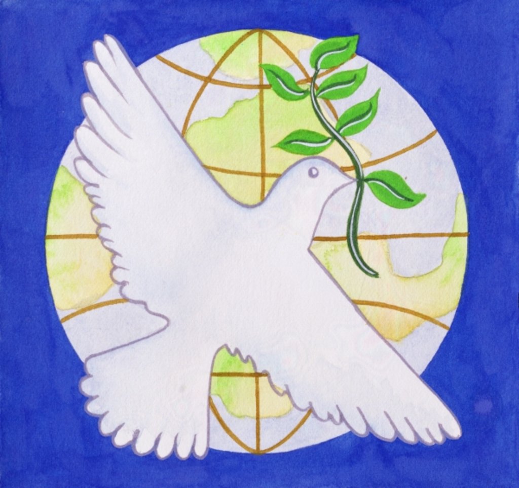 Detail of Dove of Peace, 2005 by Tony Todd
