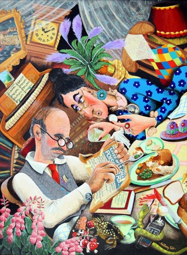 Detail of Mr. & Mrs. Pugh as he plots his wife's demise, 2005 by Tony Todd