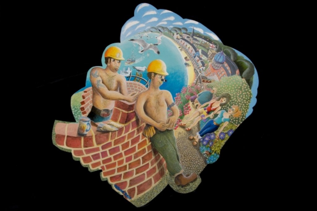 Detail of The Young Builder, 2010 by Tony Todd