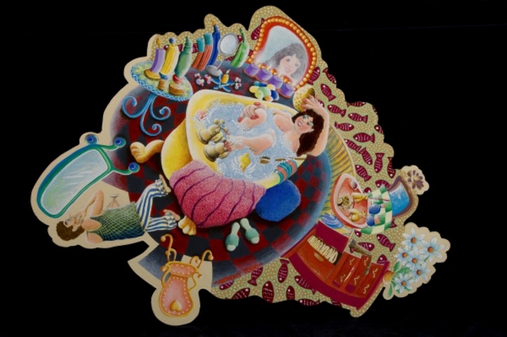 Detail of The Yellow Bath, 2010 by Tony Todd