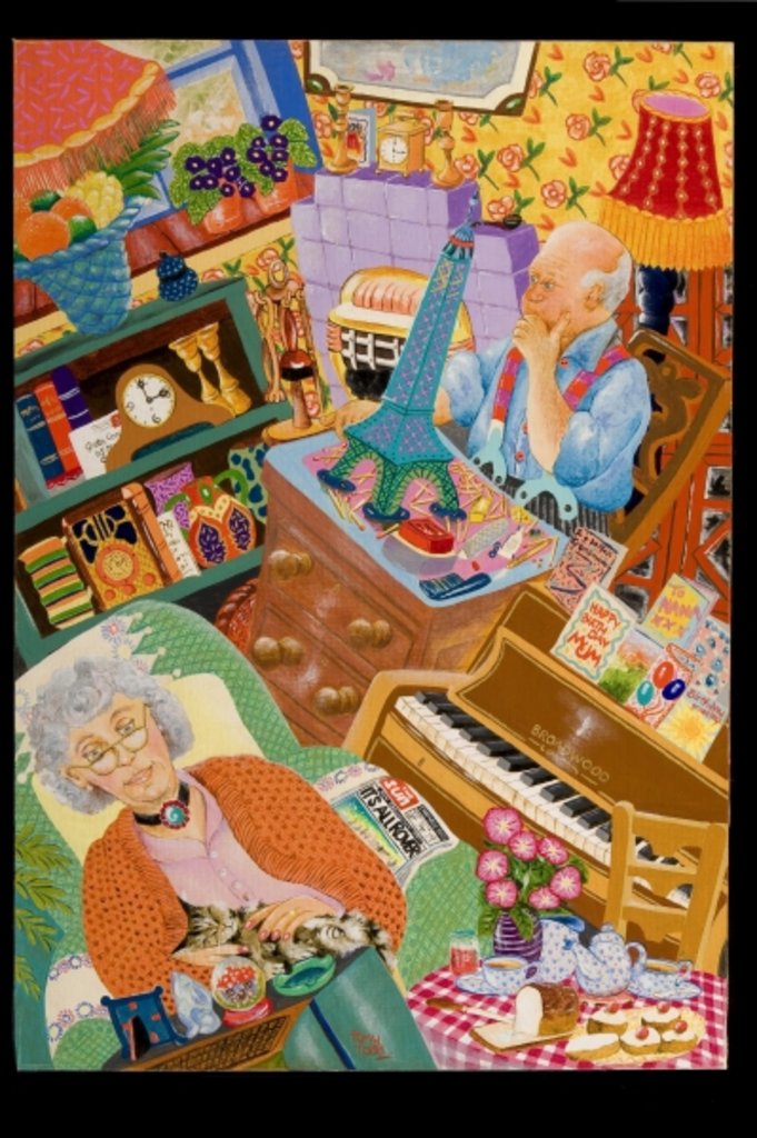 Detail of Grandma's Birthday, 2010 by Tony Todd