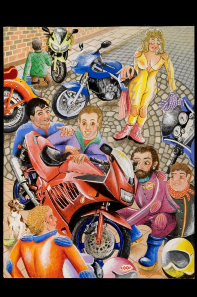 Detail of Inspecting the Body Work, 2010 by Tony Todd