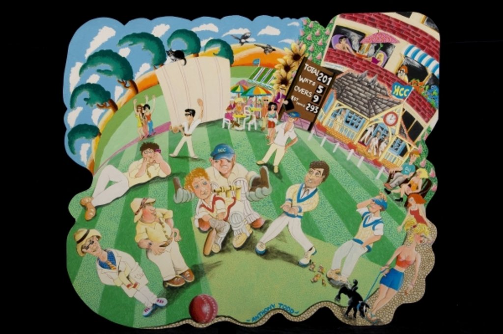 Detail of The Cricket Match, 2010 by Tony Todd