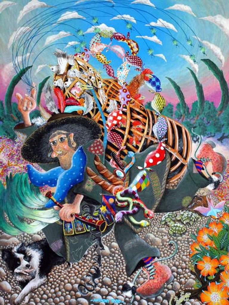 Detail of The Rose-Beetle Man by Tony Todd