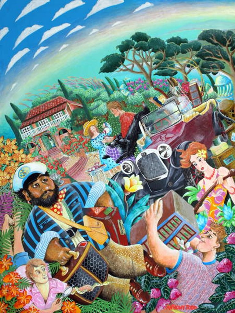 Detail of The Arrival by Tony Todd