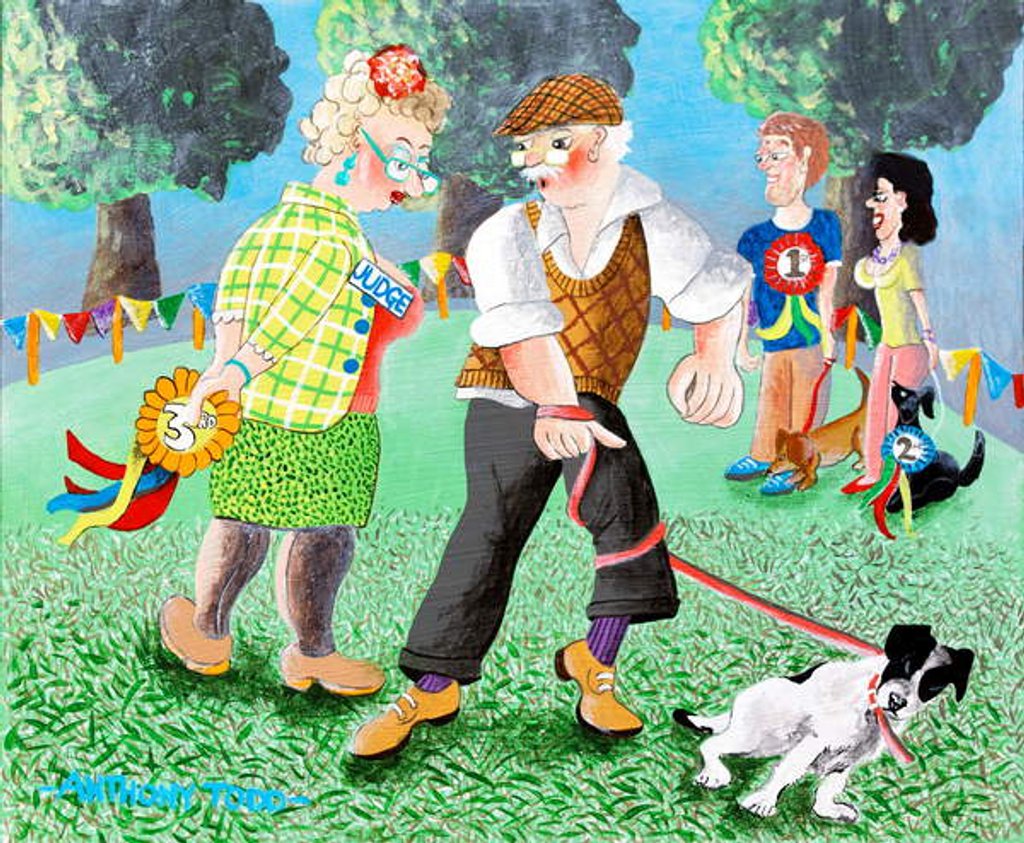 Detail of Uncle Albert shows the judge who's the boss by Tony Todd