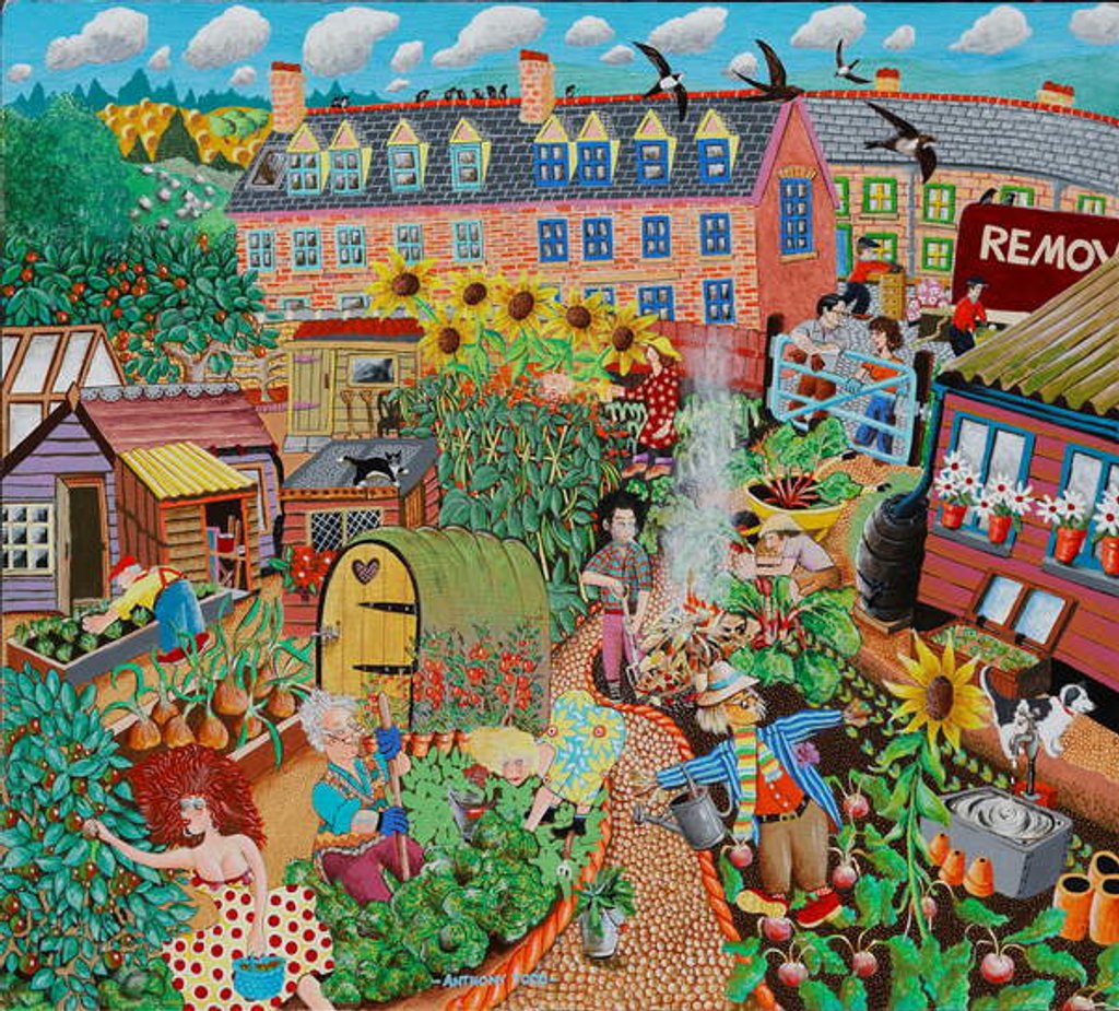 Detail of The Allotments by Tony Todd