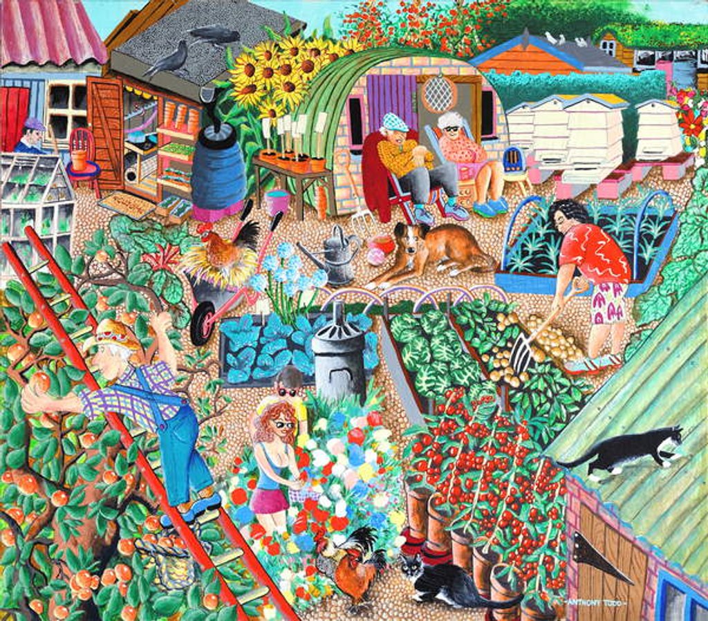 Detail of The Apple Picker by Tony Todd