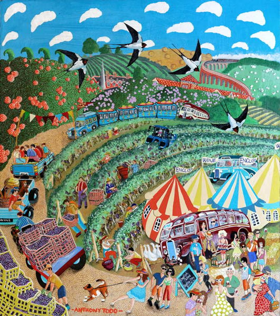 Detail of The Wine Tour by Tony Todd