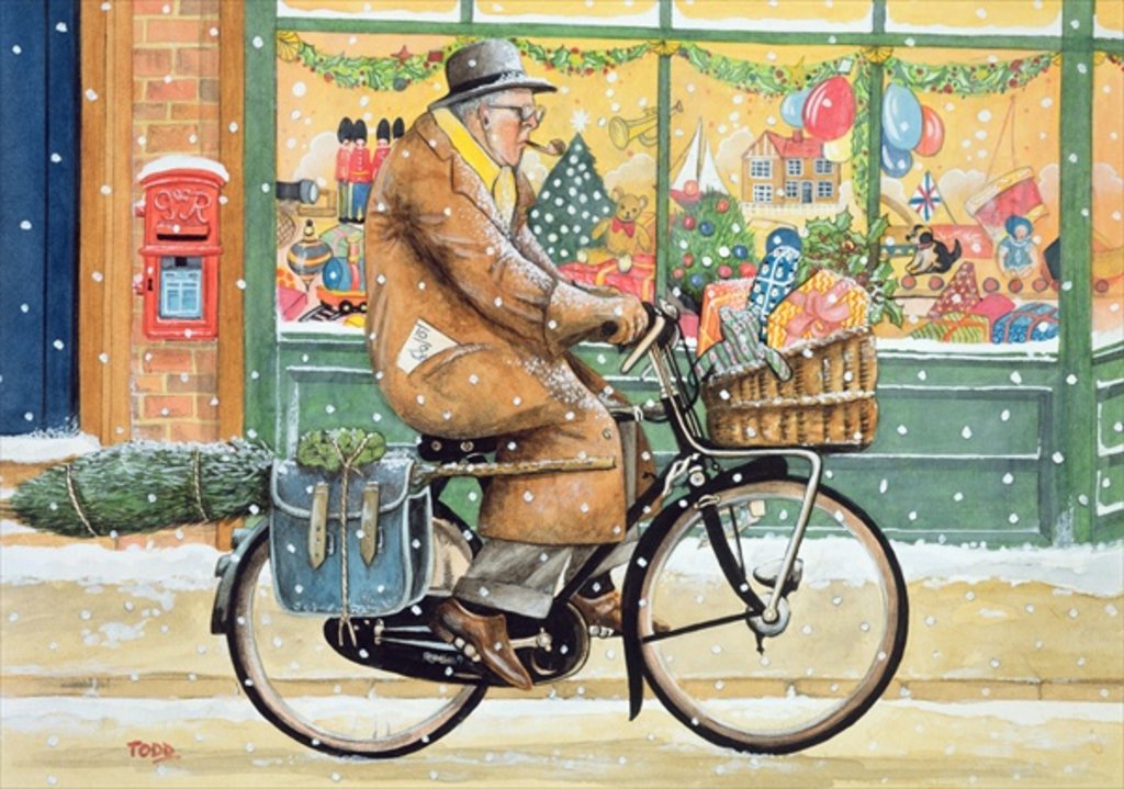 Detail of Grandad is Coming For Christmas by Tony Todd