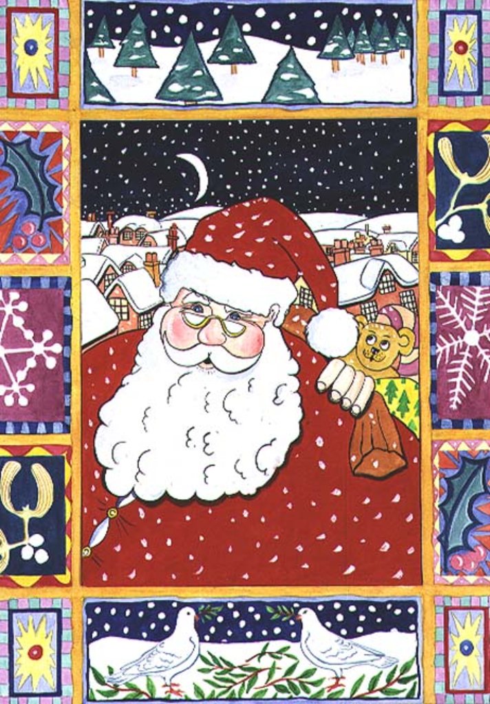 Detail of Father Christmas by Tony Todd