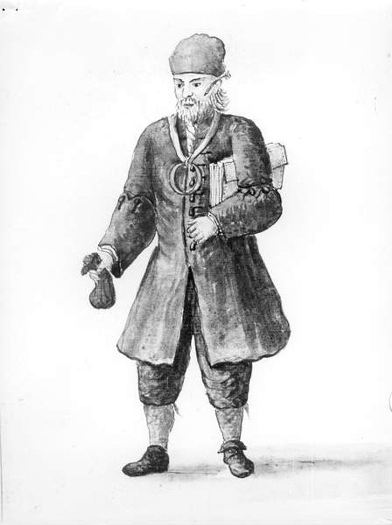 Detail of The Jewish Man, Marco Alpron by Jan van Grevenbroeck