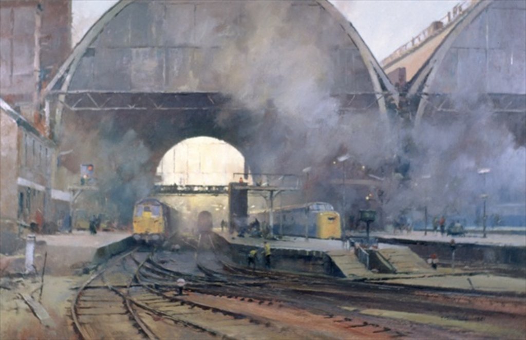 Detail of King's Cross Station by Trevor Chamberlain