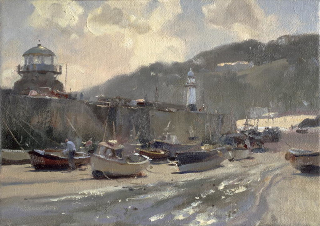 Detail of Harbour Light, St. Ives by Trevor Chamberlain