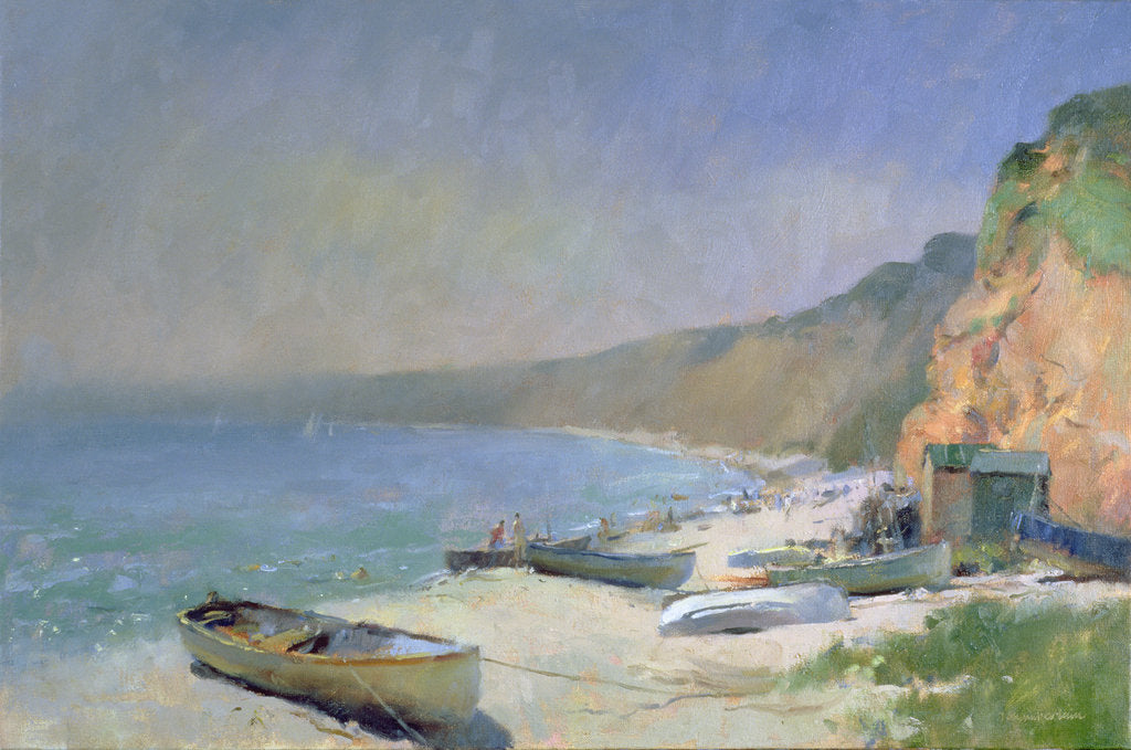 Detail of Shimmering Beach, Budleigh Salterton by Trevor Chamberlain
